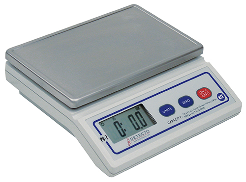 Detecto PS7 Portion Control Scale - 7 lbs Capacity - FREE SHIPPING